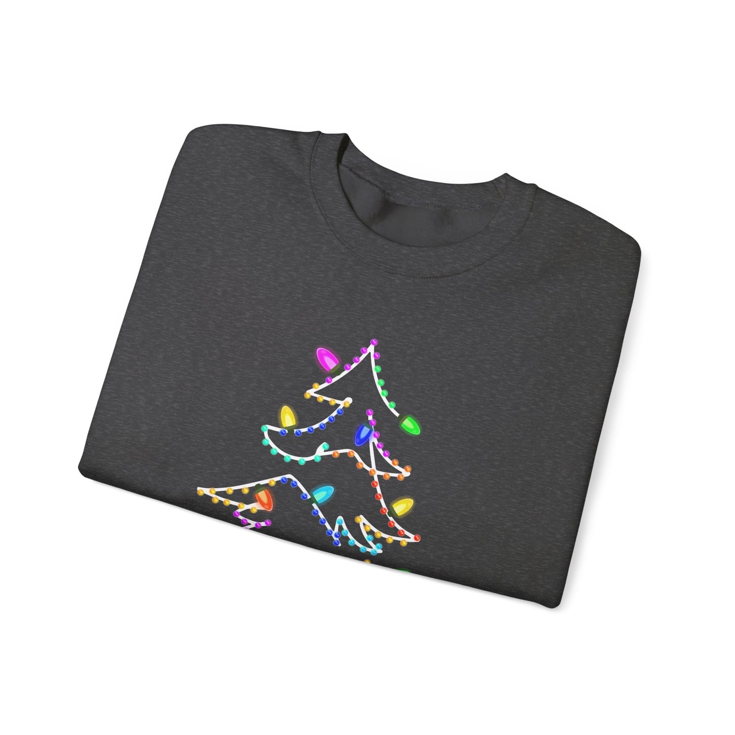 Swirly Christmas Tree with Lights, Neon Tree, Neon Colors Christmas - PopCultureByDesign36