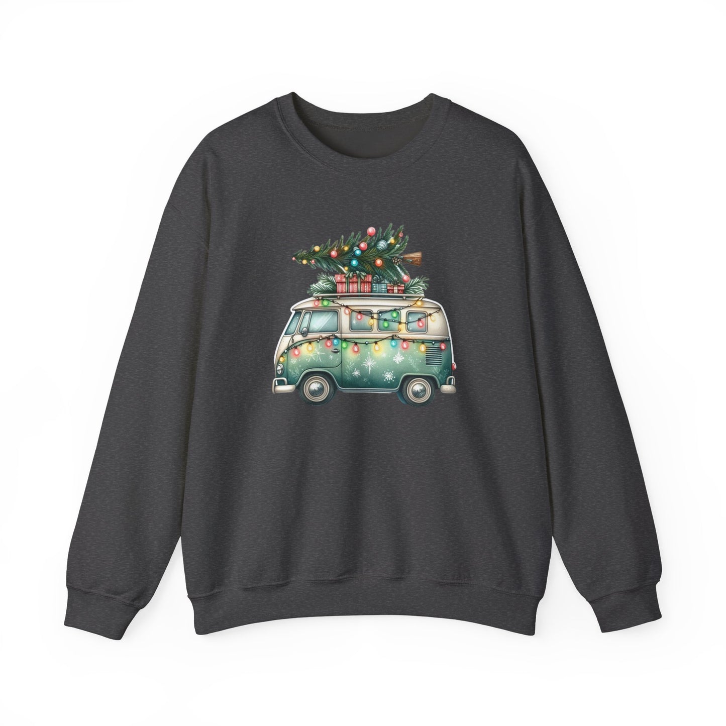 Jingle All The Way Sweatshirt, Christmas Family Sweater, Christmas Van Sweatshirt - PopCultureByDesign36