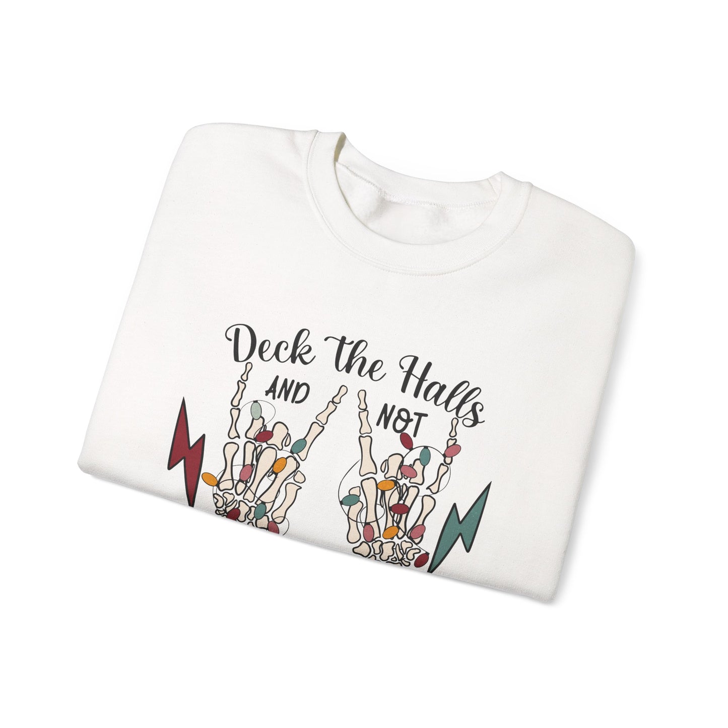Family Christmas Sweatshirt, Deck The Halls And Not Your Family - PopCultureByDesign36