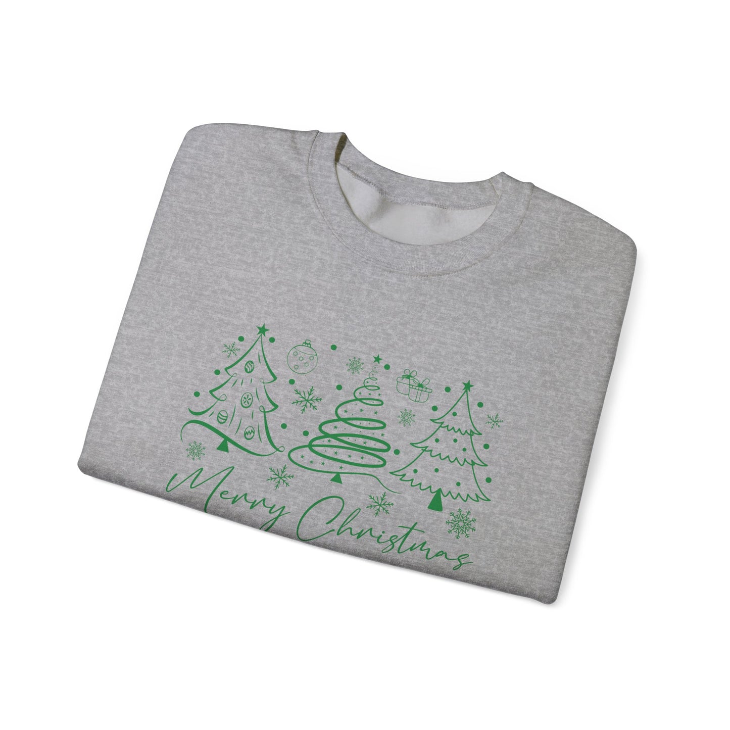 Boho Style Merry Christmas Sweatshirt, Cozy Christmas Outfit - PopCultureByDesign36