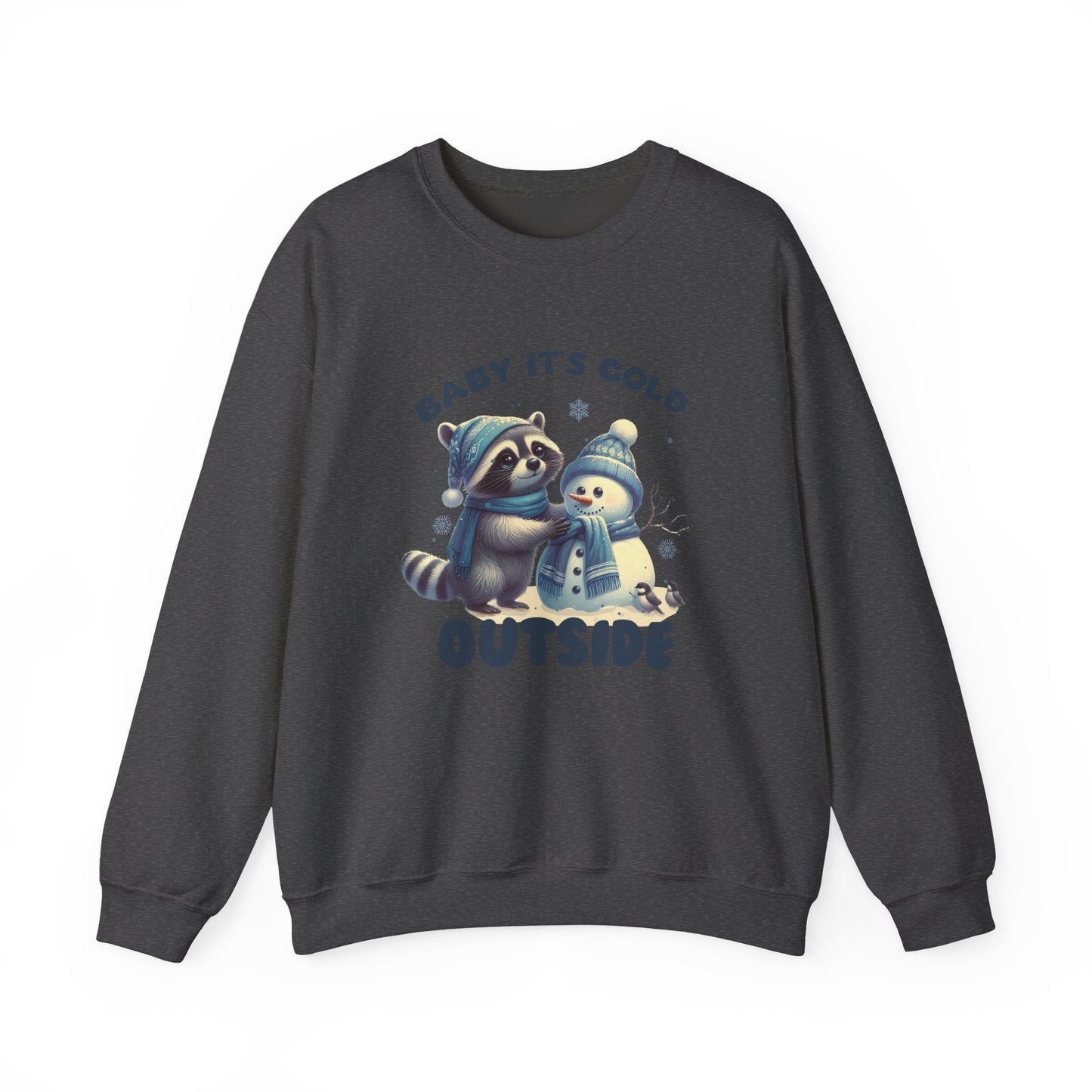 Baby Its Cold Outside Raccoon, Cute Christmas Raccoon, Winter Humor - PopCultureByDesign36