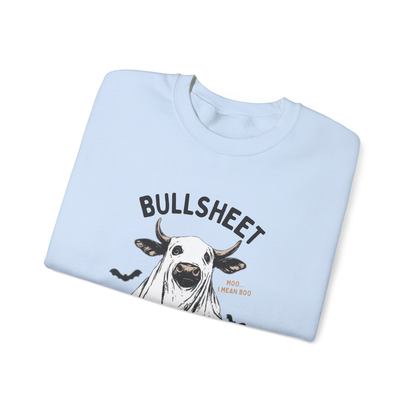 Bull Sheet Sweatshirt, Halloween Ghost Cow Sweatshirt, Trick or Treat Shirt - PopCultureByDesign36