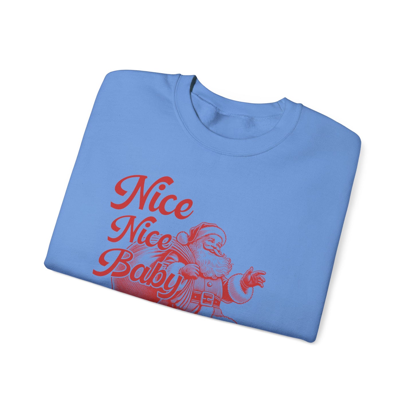 Nice Nice Baby, xmas Sweatshirt, Family christmas, Christmas Jolly, Christmas sweatshirt for Women, retro christmas, retro Santa sweatshirt - PopCultureByDesign36