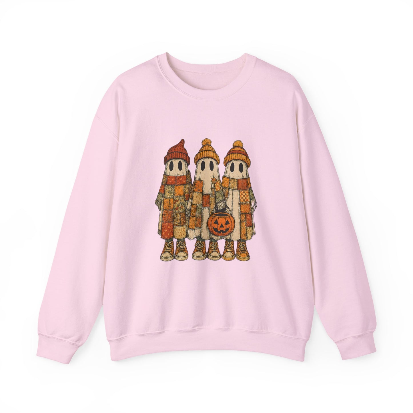 Halloween Ghost Trio Sweatshirt, Cute Fall Outfits, Spooky Season - PopCultureByDesign36
