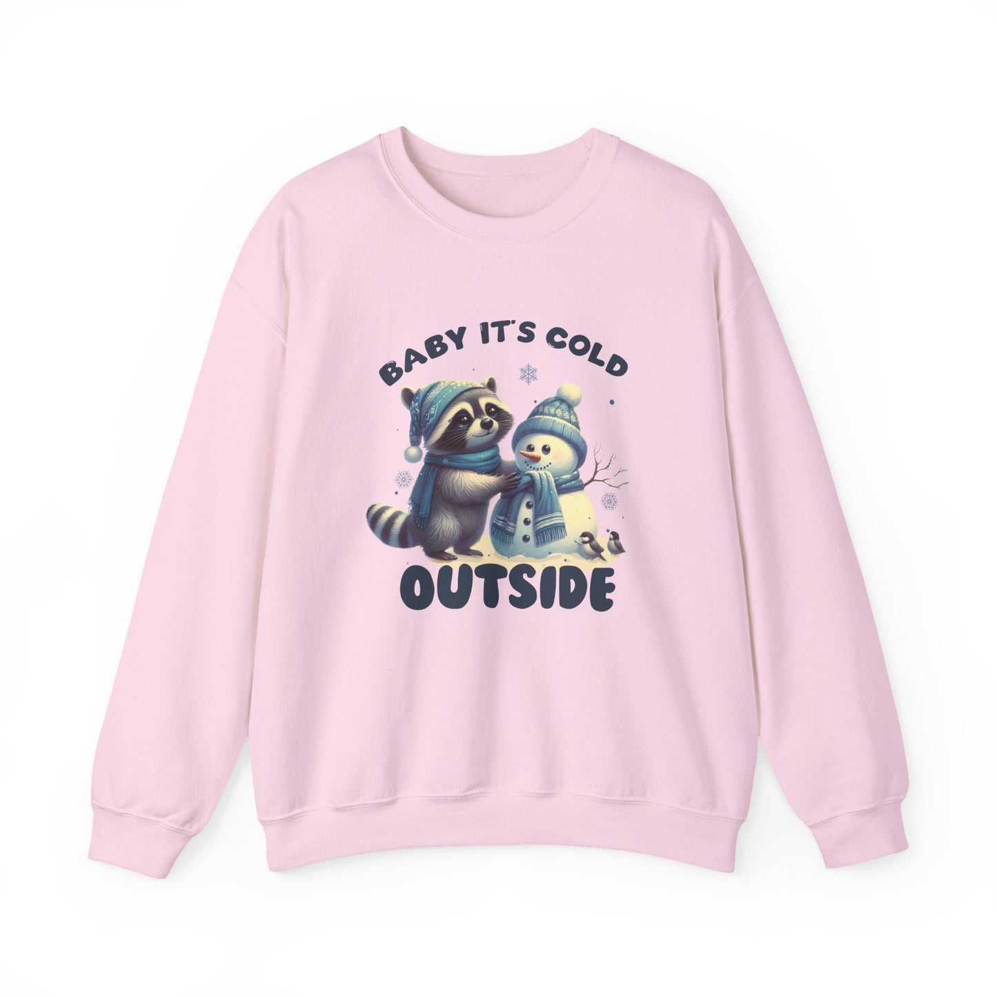 Baby Its Cold Outside Raccoon, Cute Christmas Raccoon, Winter Humor - PopCultureByDesign36