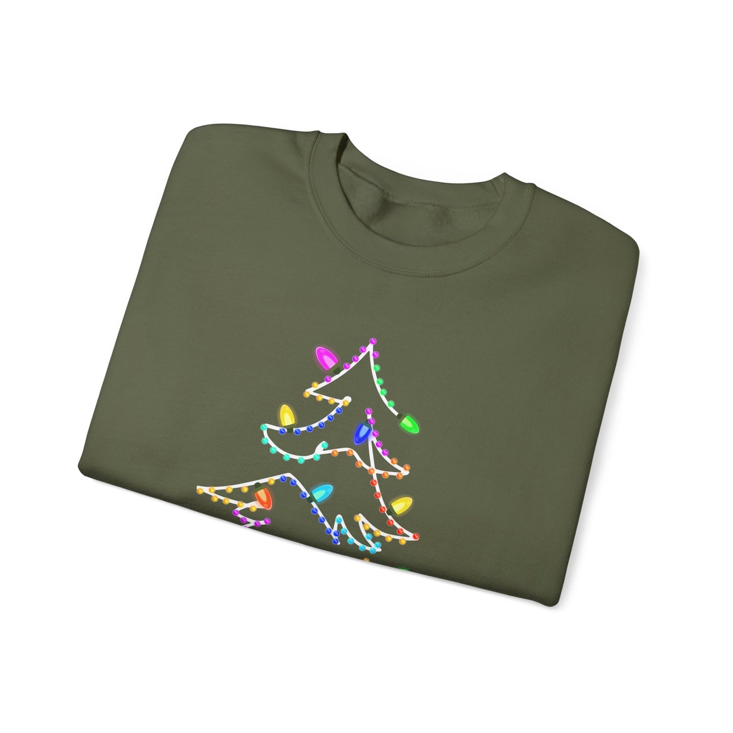 Swirly Christmas Tree with Lights, Neon Tree, Neon Colors Christmas - PopCultureByDesign36