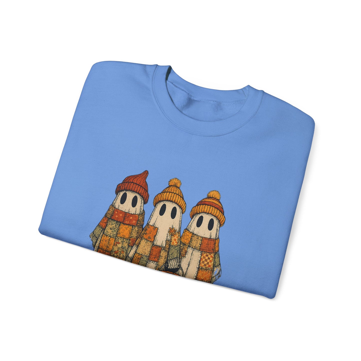 Halloween Ghost Trio Sweatshirt, Cute Fall Outfits, Spooky Season - PopCultureByDesign36