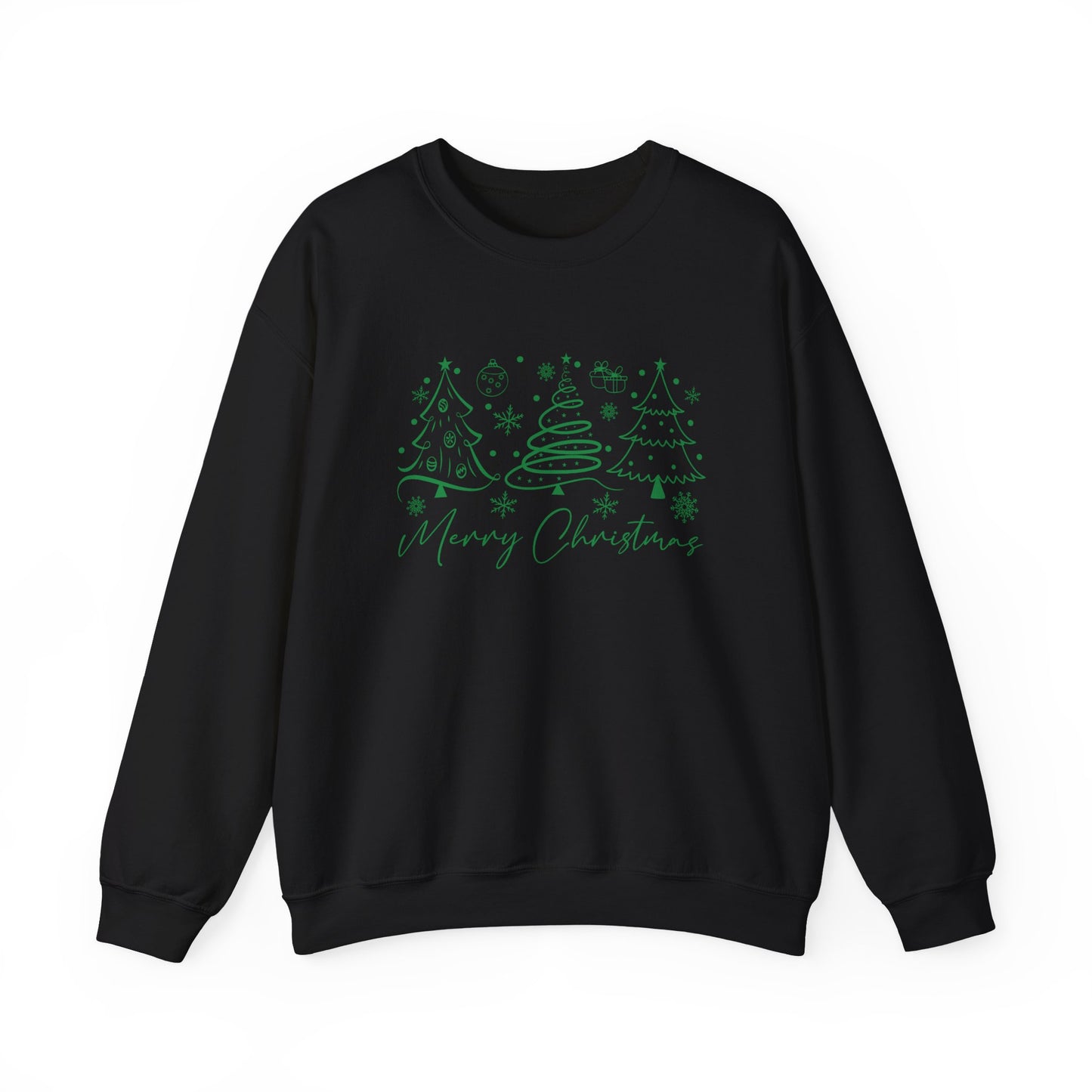 Boho Style Merry Christmas Sweatshirt, Cozy Christmas Outfit - PopCultureByDesign36