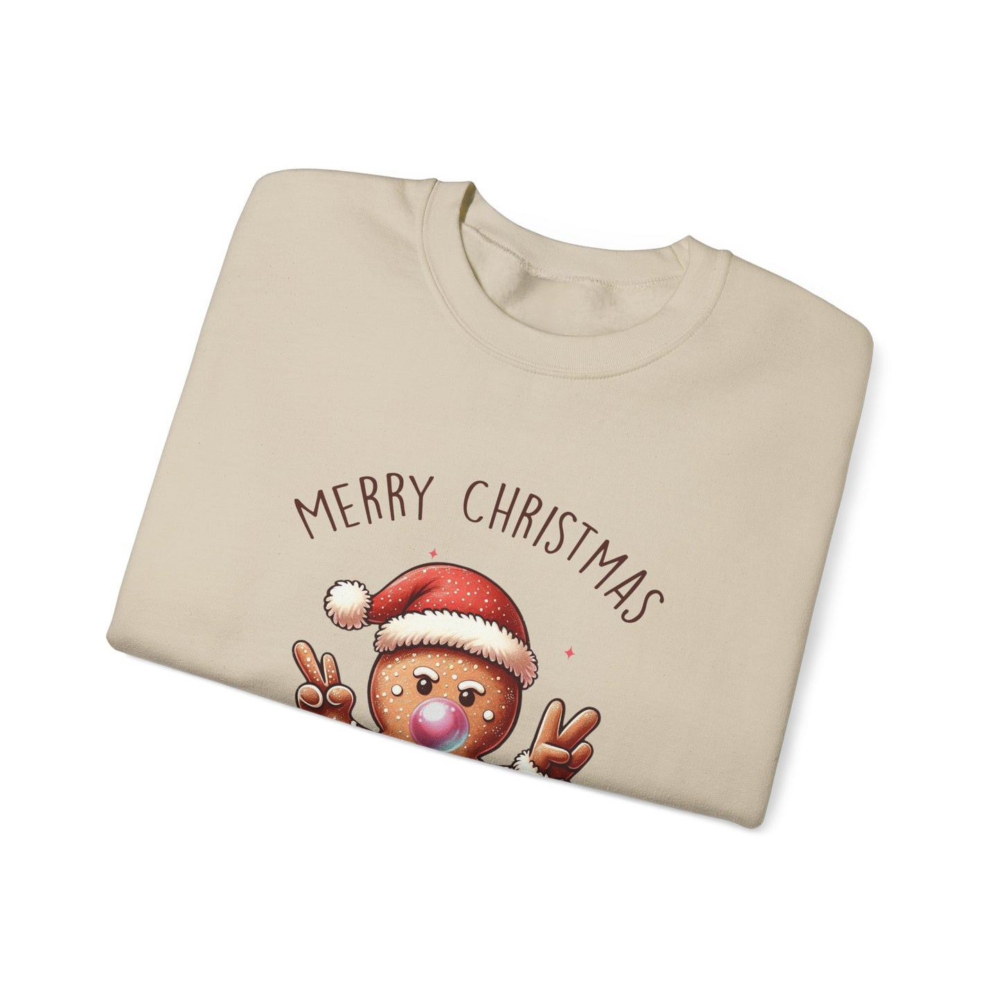 Funny Christmas Gingerbread Sweatshirt, Christmas Cookie Shirt, Christmas Santa - PopCultureByDesign36