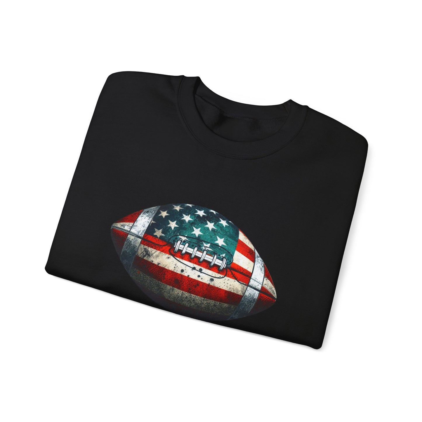 Patriotic Football Sweatshirt, Football Mom, Gameday Sweatshirt - PopCultureByDesign36