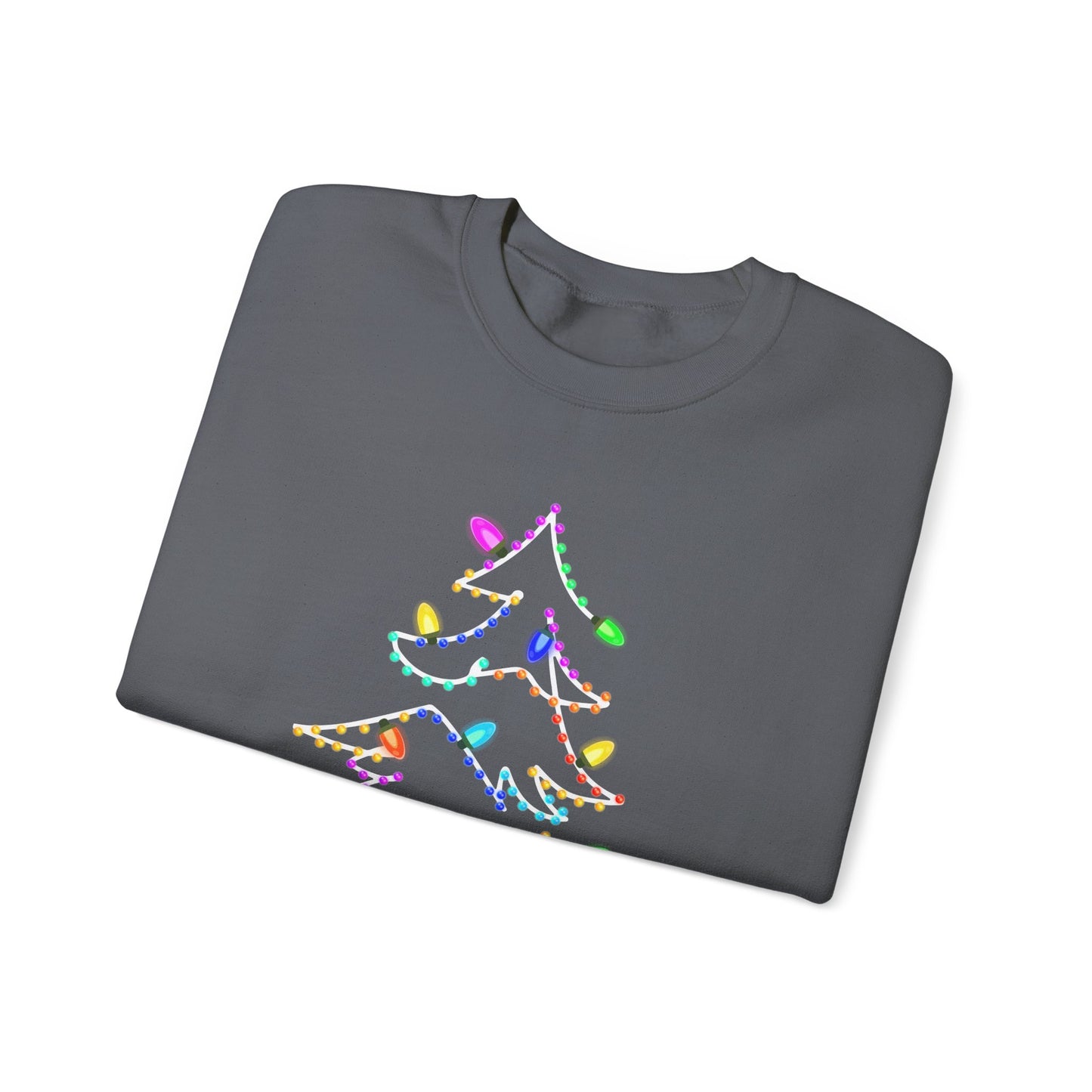 Swirly Christmas Tree with Lights, Neon Tree, Neon Colors Christmas - PopCultureByDesign36