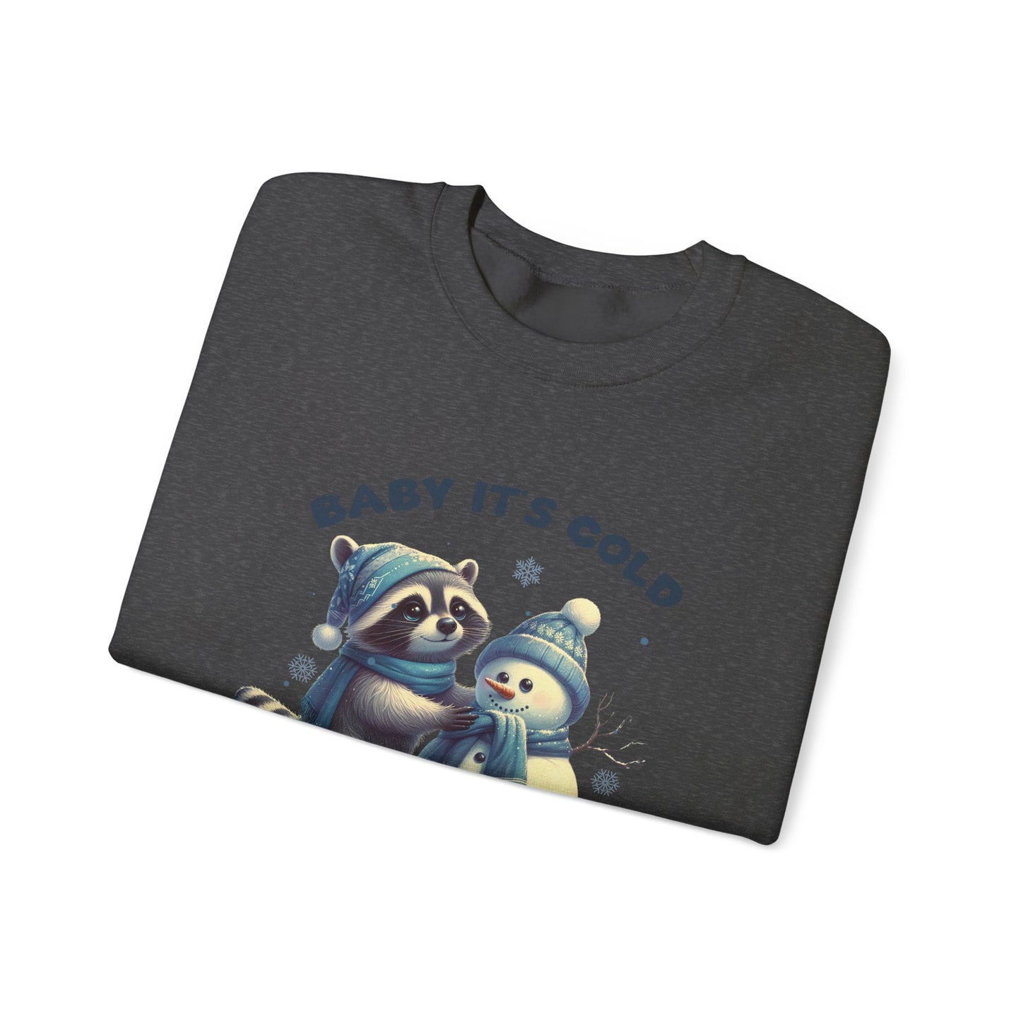 Baby Its Cold Outside Raccoon, Cute Christmas Raccoon, Winter Humor - PopCultureByDesign36