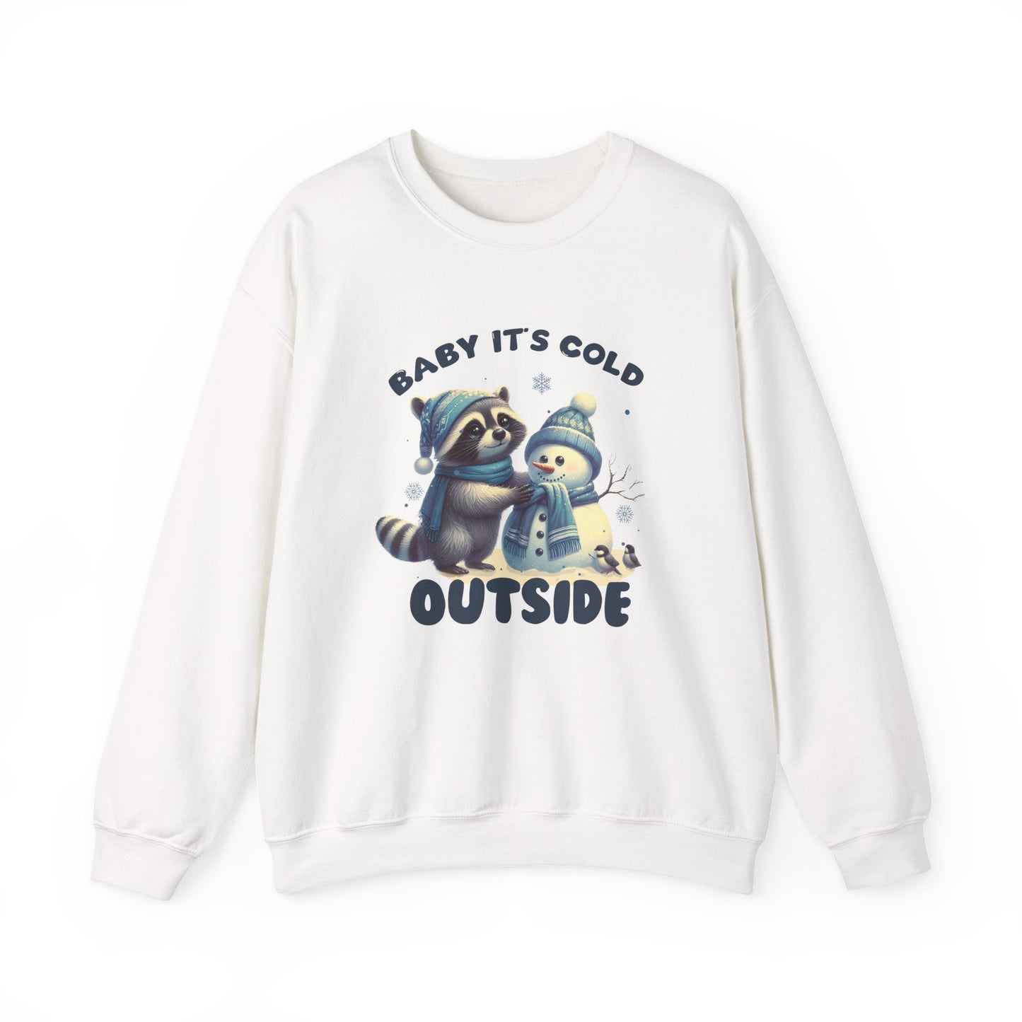 Baby Its Cold Outside Raccoon, Cute Christmas Raccoon, Winter Humor - PopCultureByDesign36