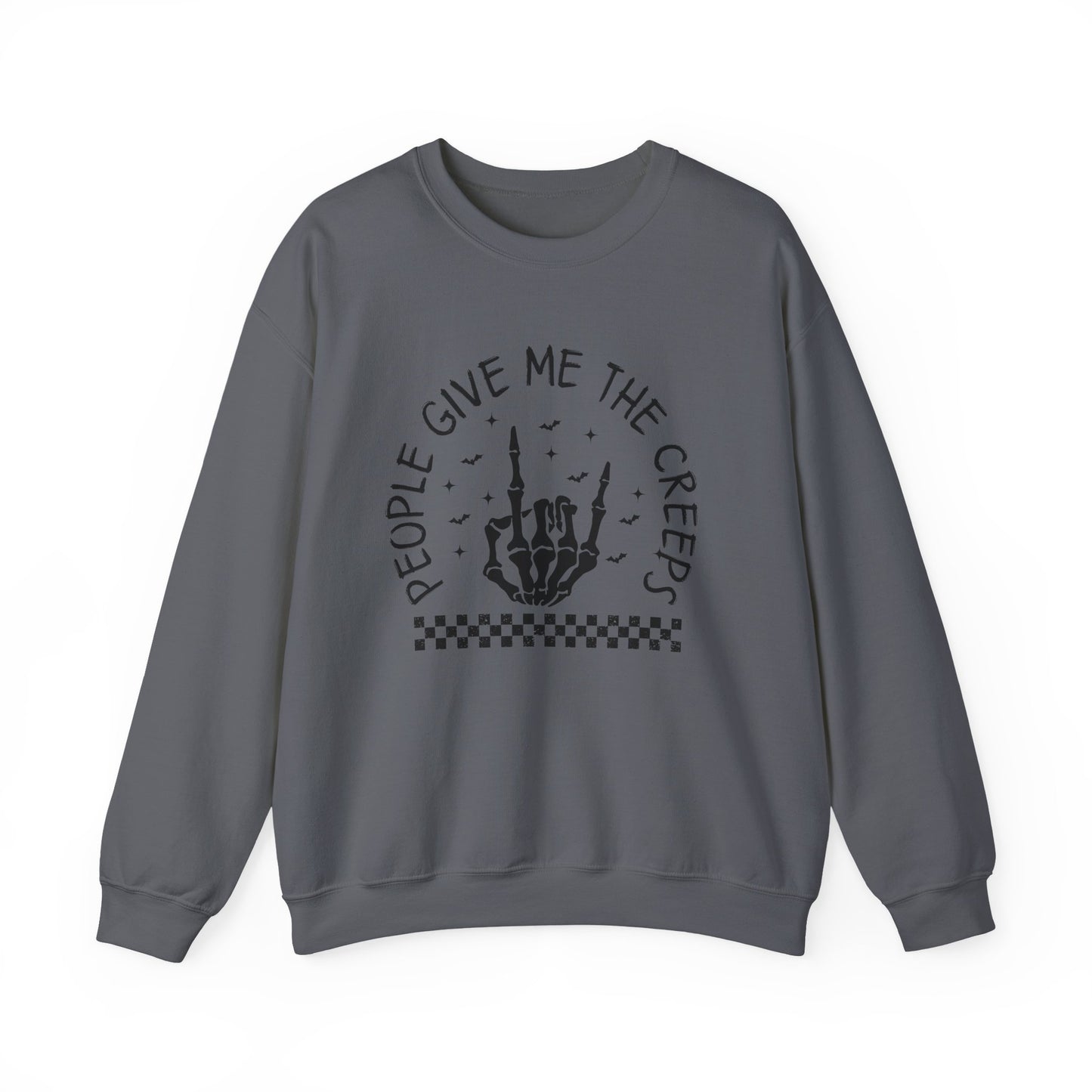 The Creeps Sweatshirt, Skeleton Hands Shirt, Skull Halloween Sweatshirt - PopCultureByDesign36