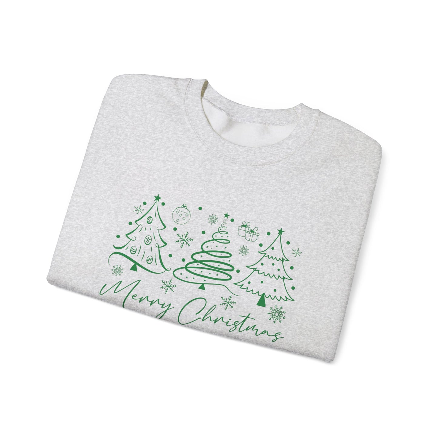 Boho Style Merry Christmas Sweatshirt, Cozy Christmas Outfit - PopCultureByDesign36