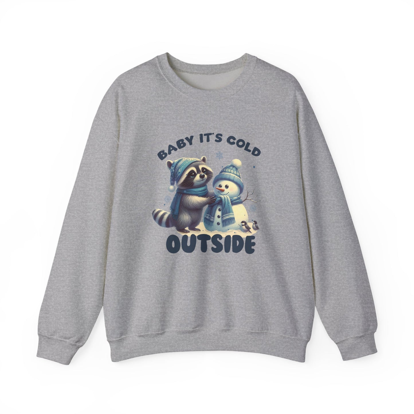Baby Its Cold Outside Raccoon, Cute Christmas Raccoon, Winter Humor - PopCultureByDesign36