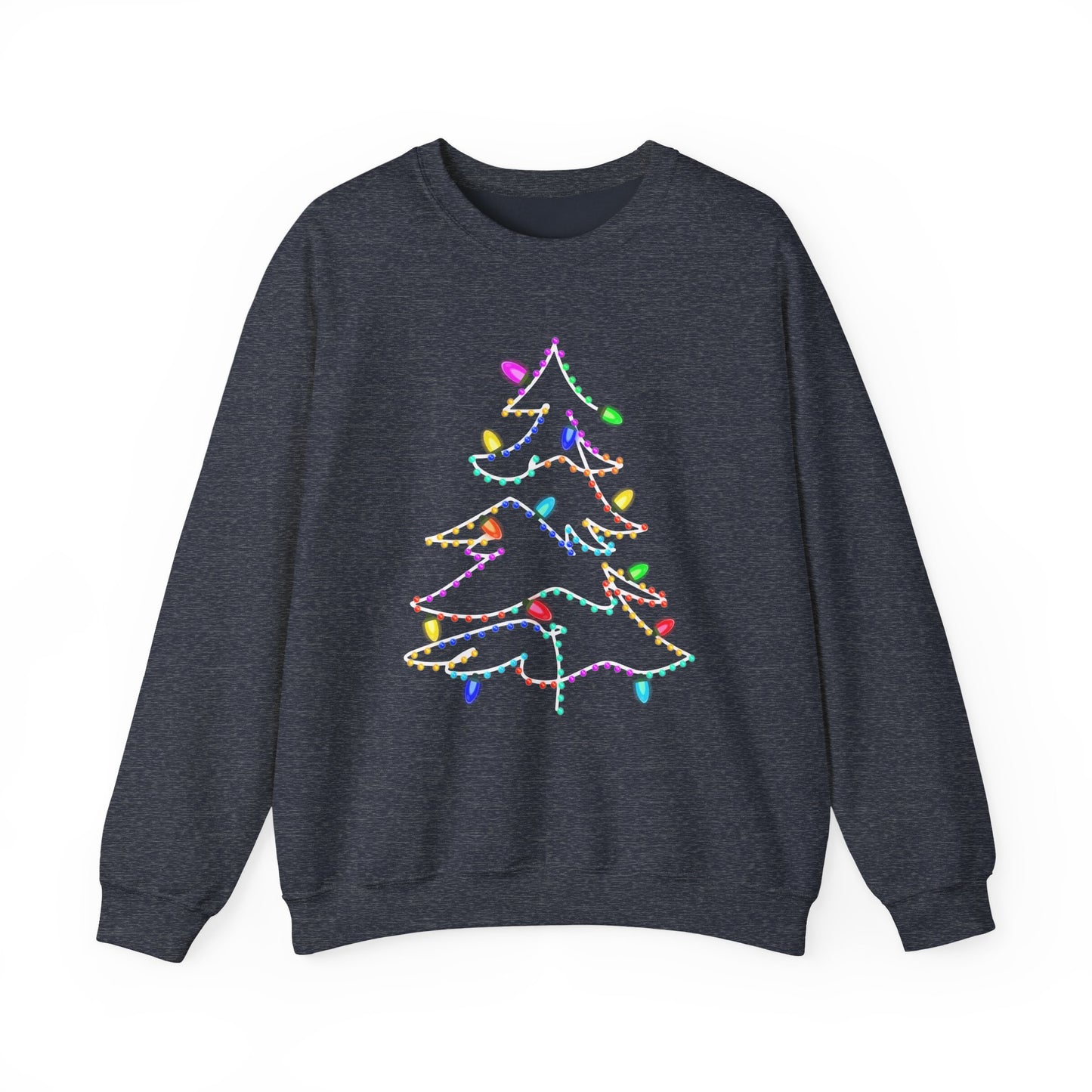 Swirly Christmas Tree with Lights, Neon Tree, Neon Colors Christmas - PopCultureByDesign36
