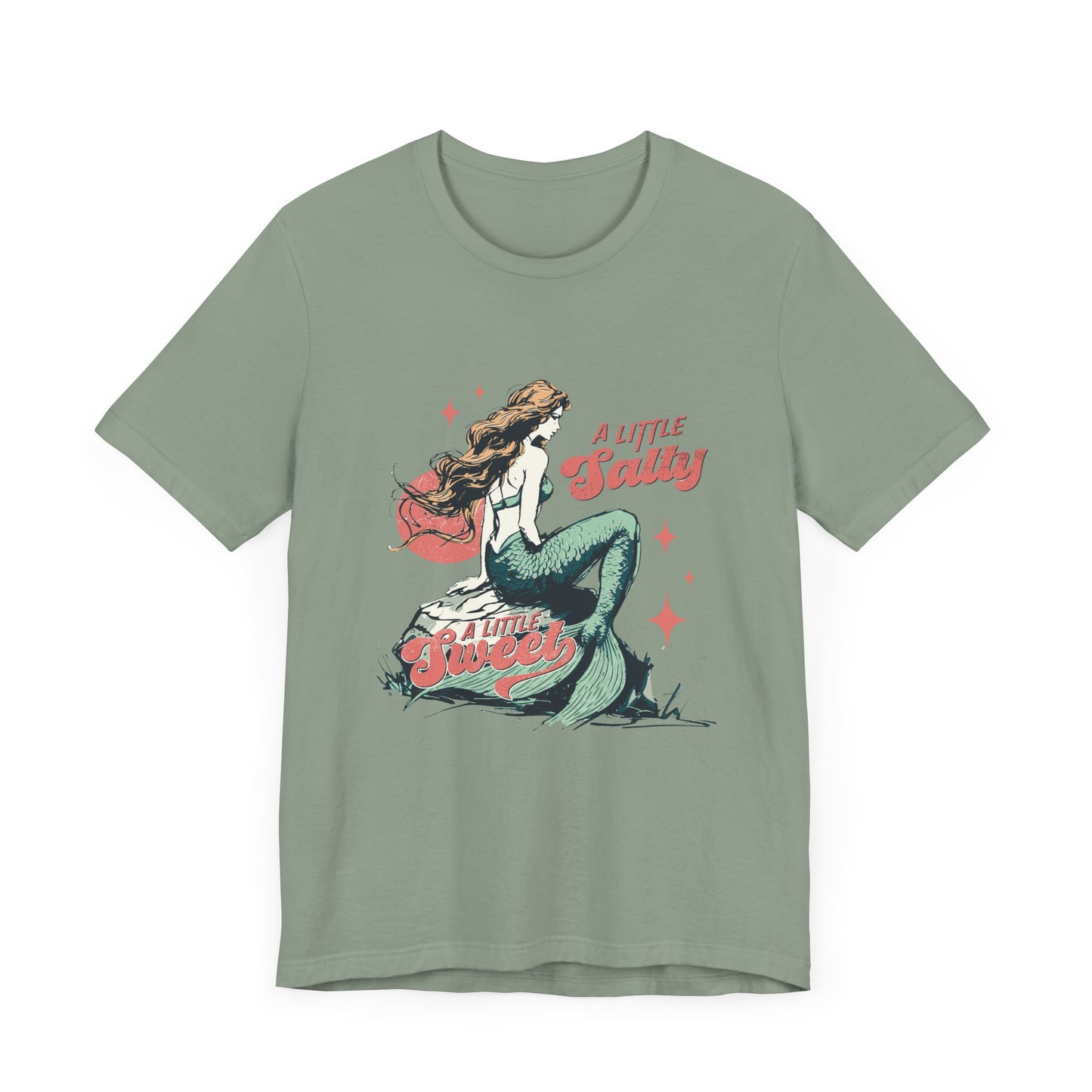Mermaid TShirt, Summer Vibes Mermaid Shirt, Beach Sea Life - PopCultureByDesign36