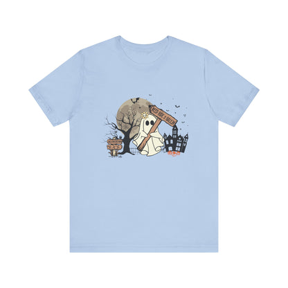 Funny Ghost Needing a Ride, Funny Ghost Shirt, Hitchhiking Ghost Shirt - PopCultureByDesign36
