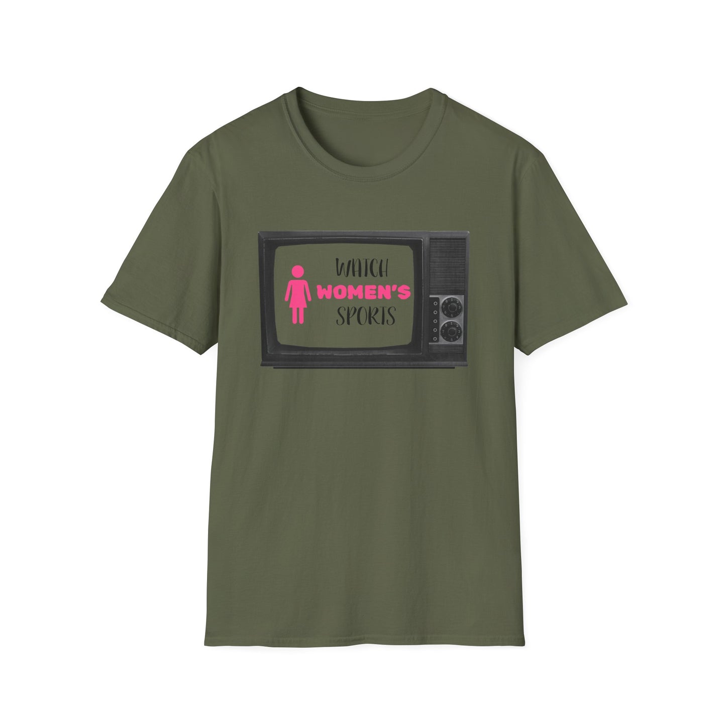 Watch Womens Sports, Women's Sports Supportive T-Shirt, Women In Sports - PopCultureByDesign36