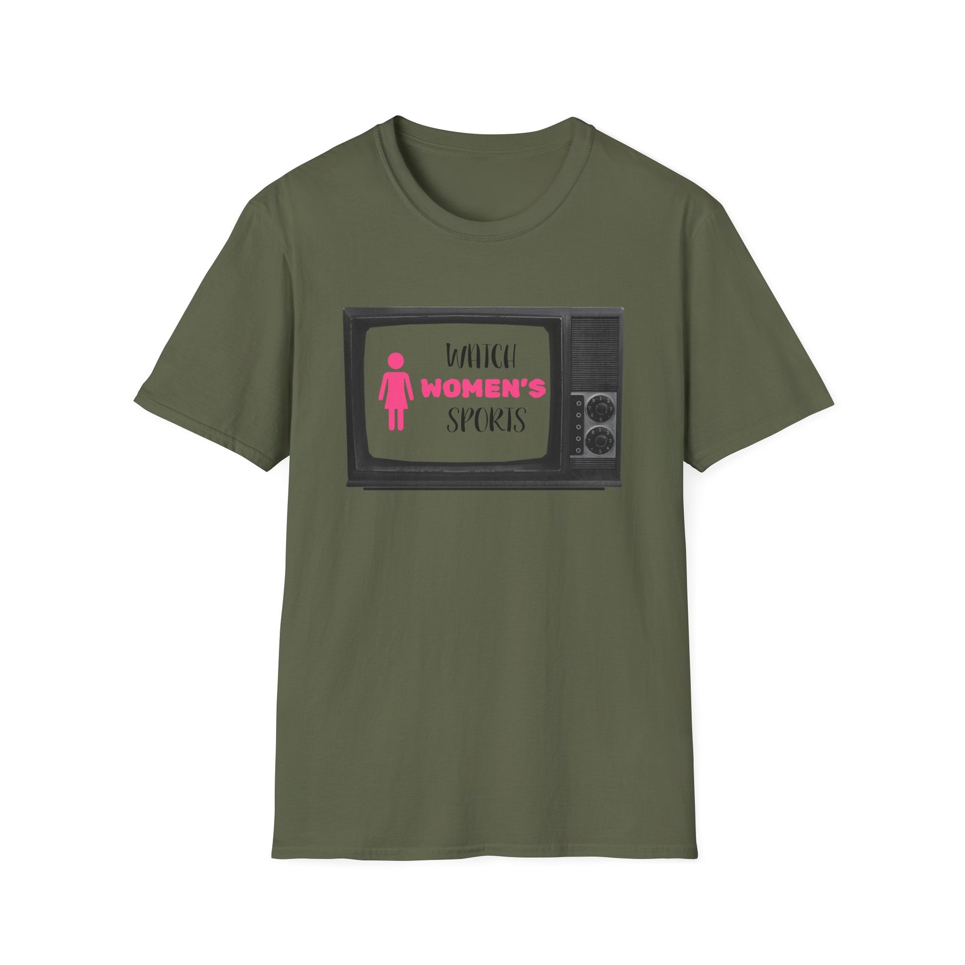 Watch Womens Sports, Women's Sports Supportive T-Shirt, Women In Sports - PopCultureByDesign36
