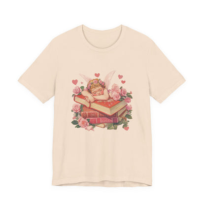Reading Cupid Shirt, Funny Cupid Shirt, Cupid Love Shirt, Book Reader Shirt - PopCultureByDesign36
