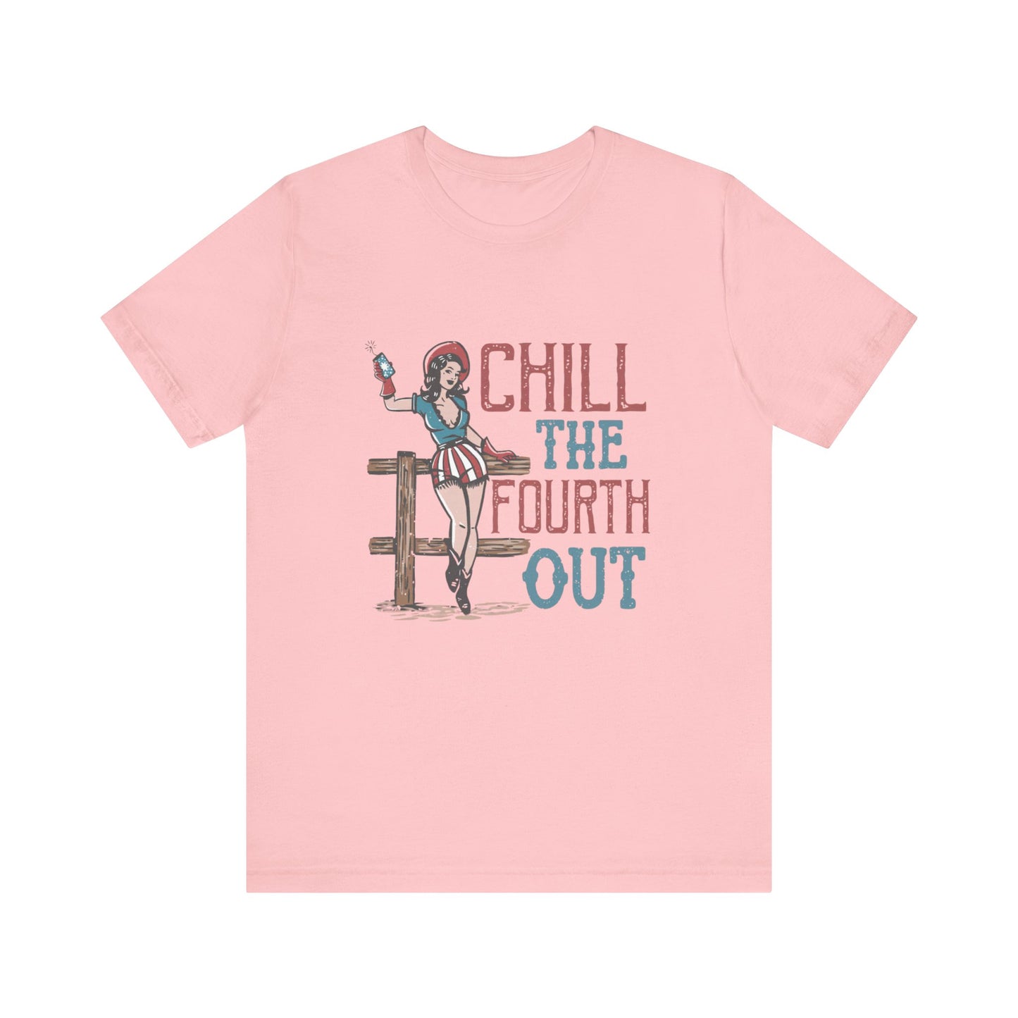 Cowgirl July 4th Retro Shirt, 4th of July Boho Independence Day Tee - PopCultureByDesign36