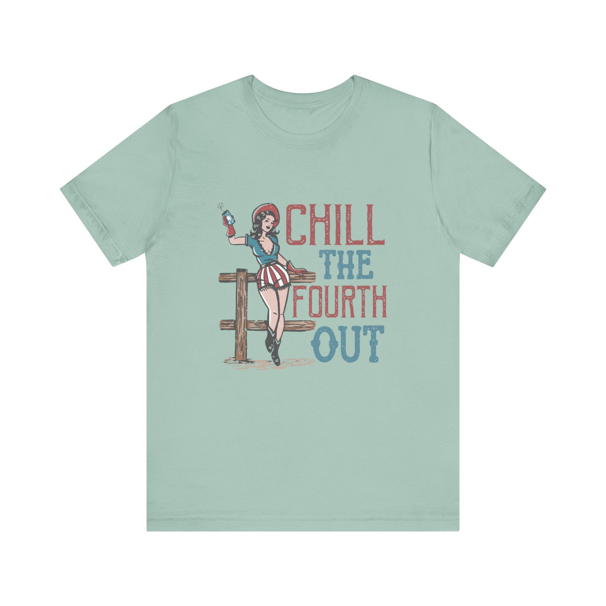 Cowgirl July 4th Retro Shirt, 4th of July Boho Independence Day Tee - PopCultureByDesign36