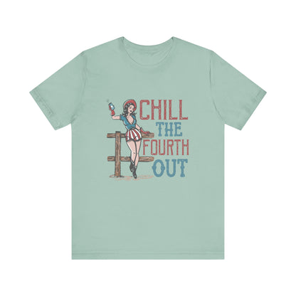 Cowgirl July 4th Retro Shirt, 4th of July Boho Independence Day Tee - PopCultureByDesign36