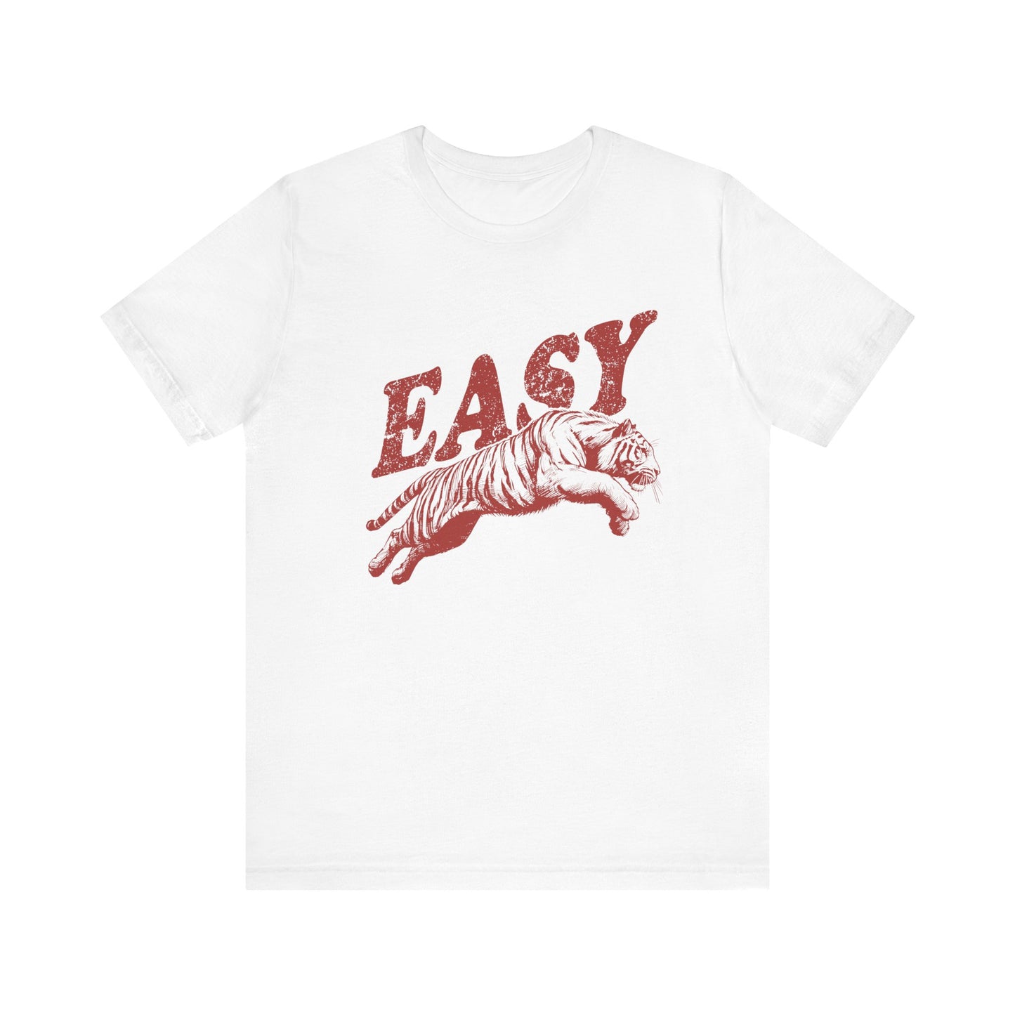 Easy Tiger Shirt, Retro Boho Tee, Hippie Clothes, Indie Shirt - PopCultureByDesign36