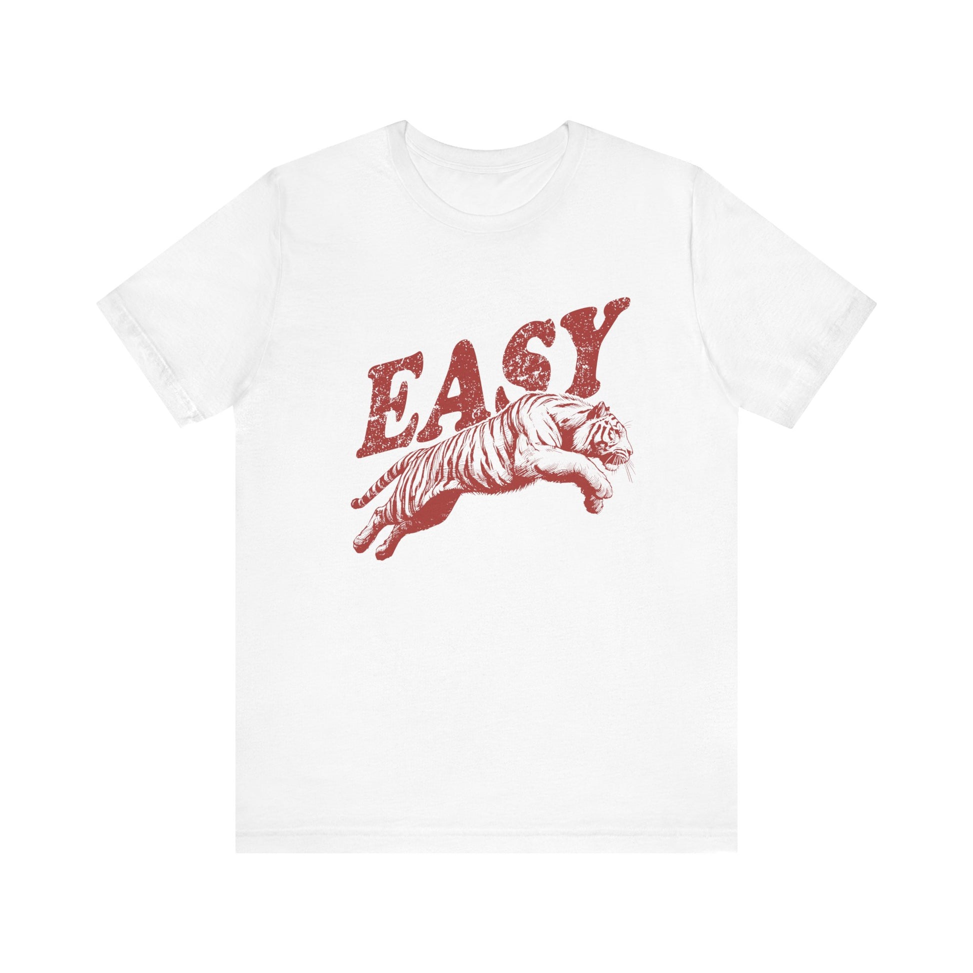 Easy Tiger Shirt, Retro Boho Tee, Hippie Clothes, Indie Shirt - PopCultureByDesign36