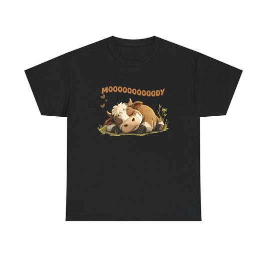 Mooooody shirt, Moody shirt, Funny Cow shirt, Cow shirt - PopCultureByDesign36