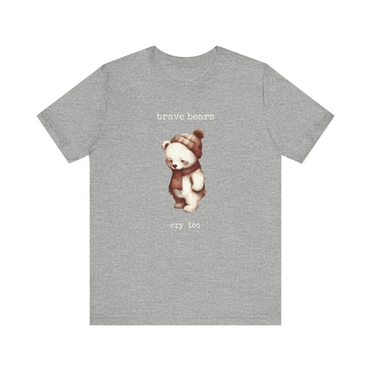 Brave Bears Cry Too Shirt, Vintage Bear Shirt, My tummy Hurts Shirt - PopCultureByDesign36