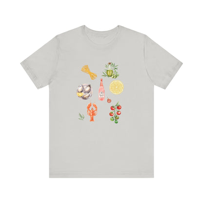 Italia Shirt, Coastal Grandma, Italian Summer Meal Tee - PopCultureByDesign36