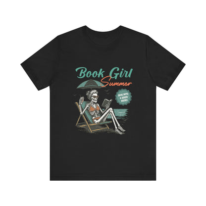 Book Girl Summer Shirt, Reading Lover Tee, Literary Bookworm Top - PopCultureByDesign36