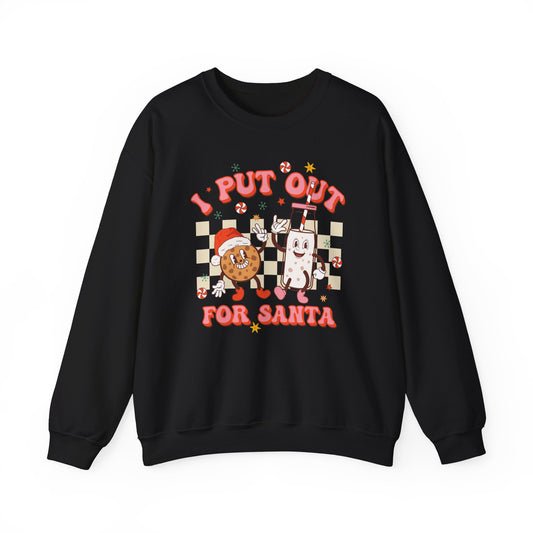 Put Out For Santa Sweatshirt, Funny Christmas Shirt, Funny Santa Sweatshirt - PopCultureByDesign36