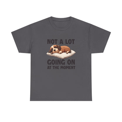 Cute Puppy Sleeping, Dog Lover Animal Tshirt, Tired Puppy, Lazy Dog Shirt - PopCultureByDesign36