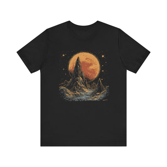 Mystic Moon And Mountains Shirt, Mystical Moon Phase Shirt - PopCultureByDesign36