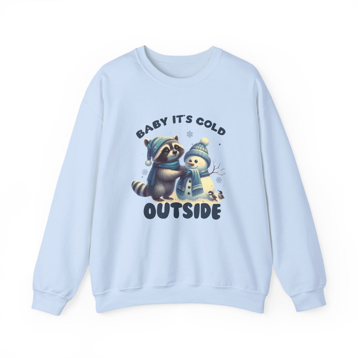 Baby Its Cold Outside Raccoon, Cute Christmas Raccoon, Winter Humor - PopCultureByDesign36