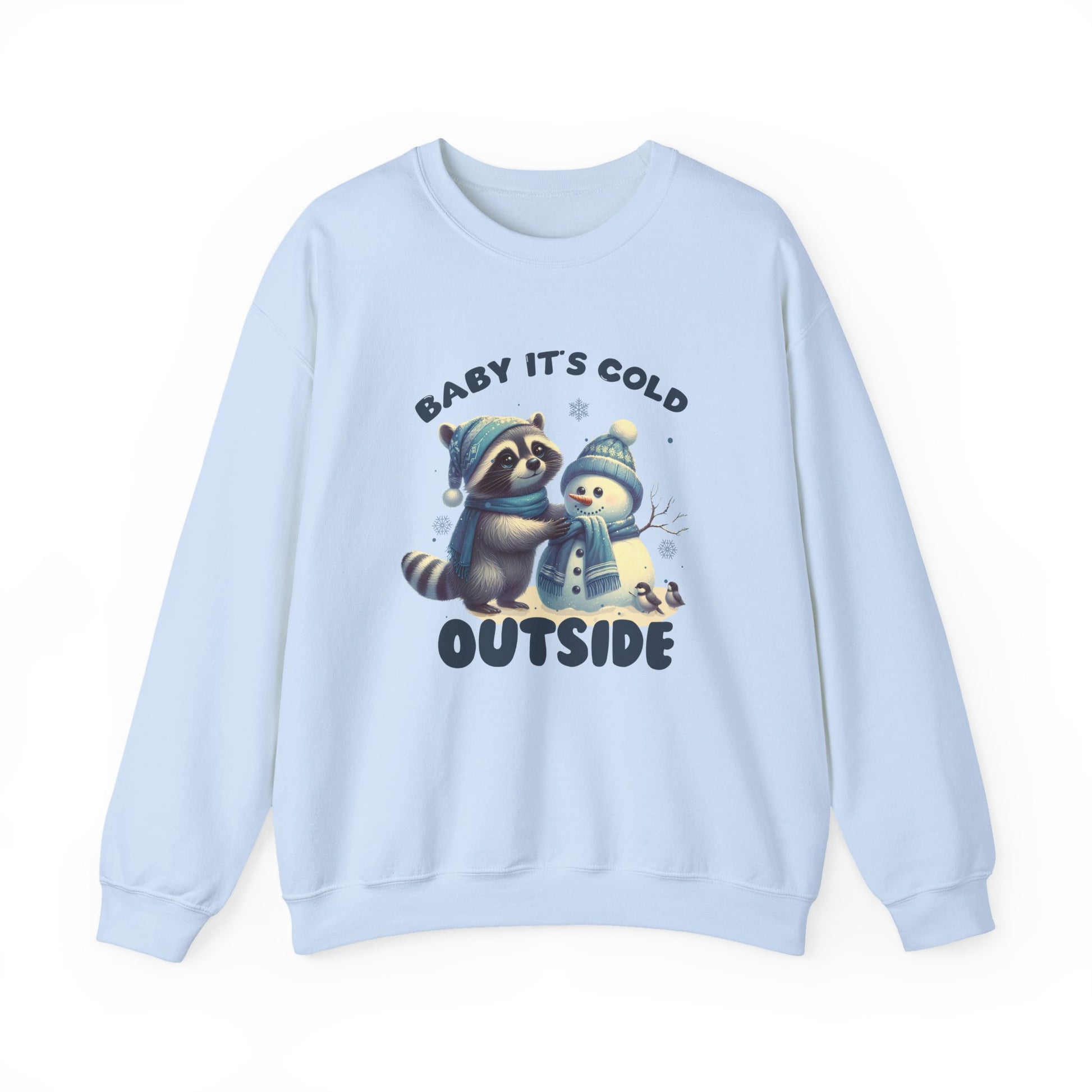 Baby Its Cold Outside Raccoon, Cute Christmas Raccoon, Winter Humor - PopCultureByDesign36