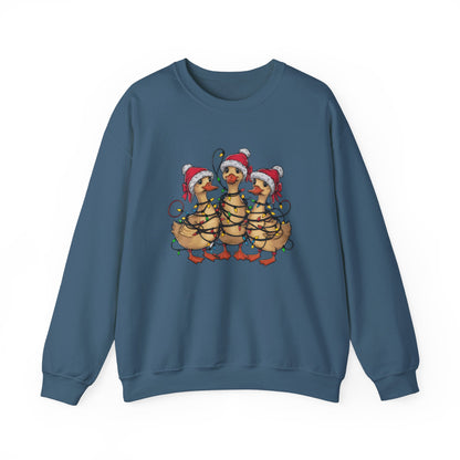 Christmas Ducks Sweatshirt, Funny Animals Christmas Sweatshirt - PopCultureByDesign36