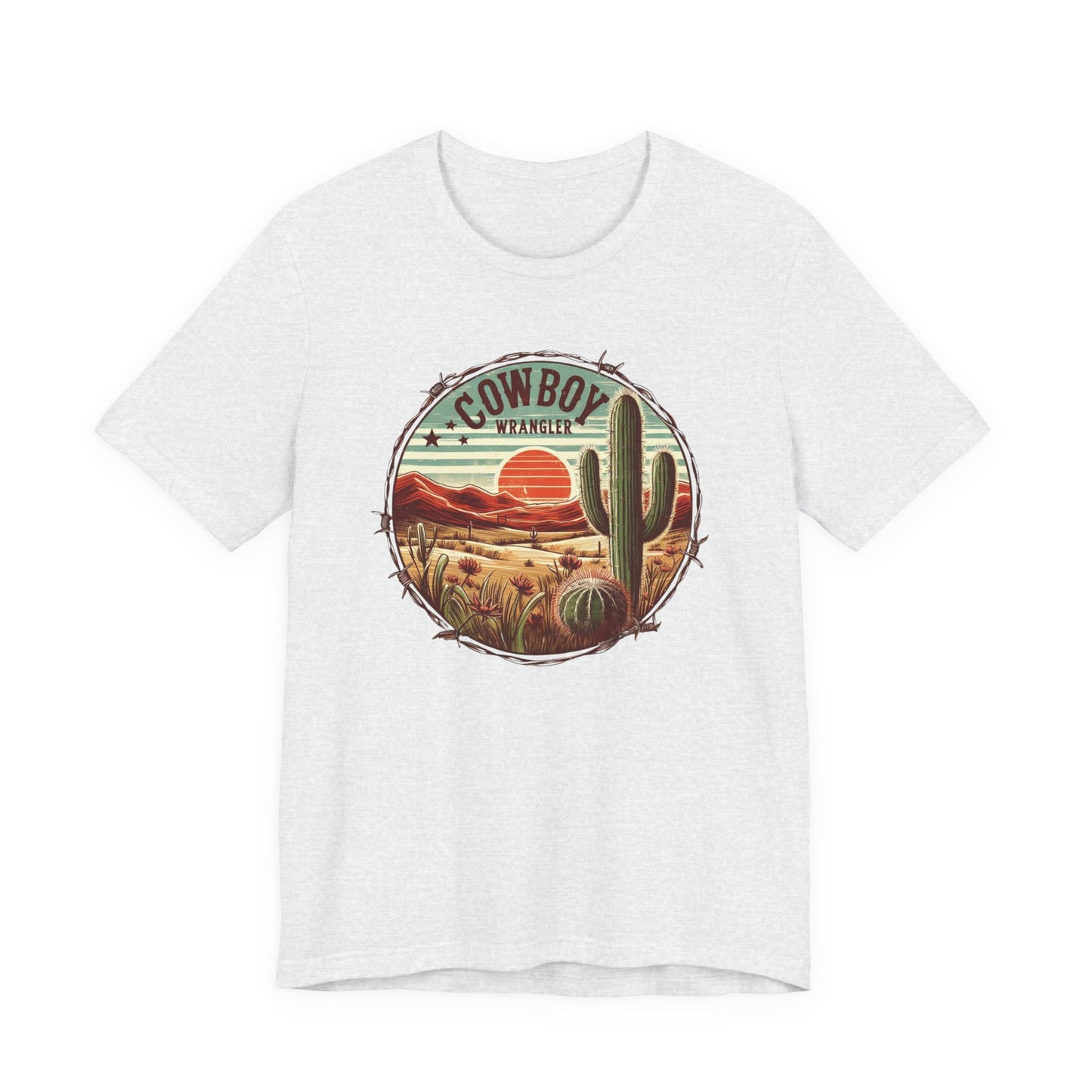 Cowboy Wrangler Shirt, Texas Shirt, Country Music Shirt, Western Shirt - PopCultureByDesign36
