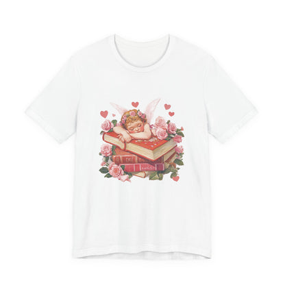 Reading Cupid Shirt, Funny Cupid Shirt, Cupid Love Shirt, Book Reader Shirt - PopCultureByDesign36