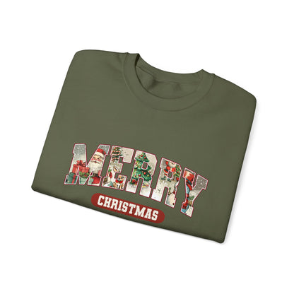 Christmas Sweatshirt, Christmas Gift Women, Merry Christmas Sweatshirt - PopCultureByDesign36