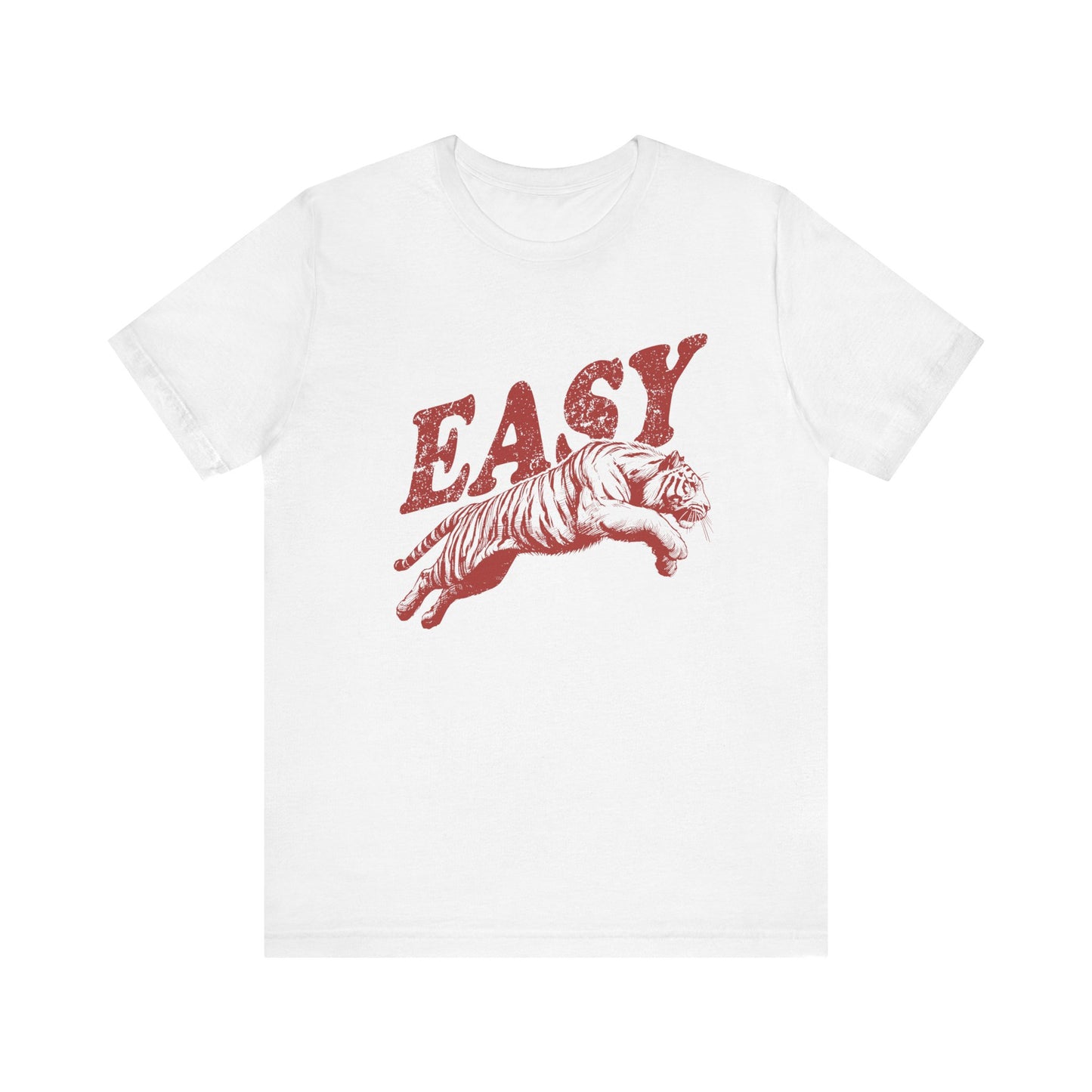 Easy Tiger Shirt, Retro Boho Tee, Hippie Clothes, Indie Shirt - PopCultureByDesign36