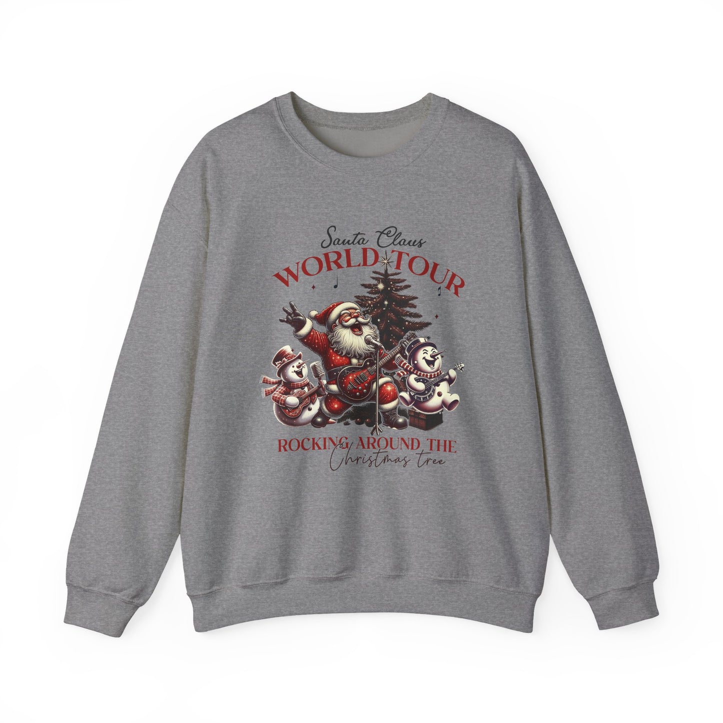 Santa Claus World Tour Christmas Shirt, Santa Claus Shirt, Funny Santa Christmas Shirt - PopCultureByDesign36