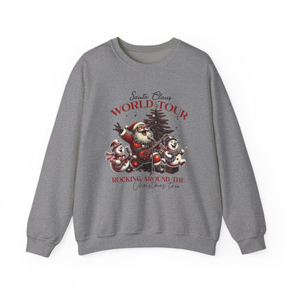 Santa Claus World Tour Christmas Shirt, Santa Claus Shirt, Funny Santa Christmas Shirt - PopCultureByDesign36