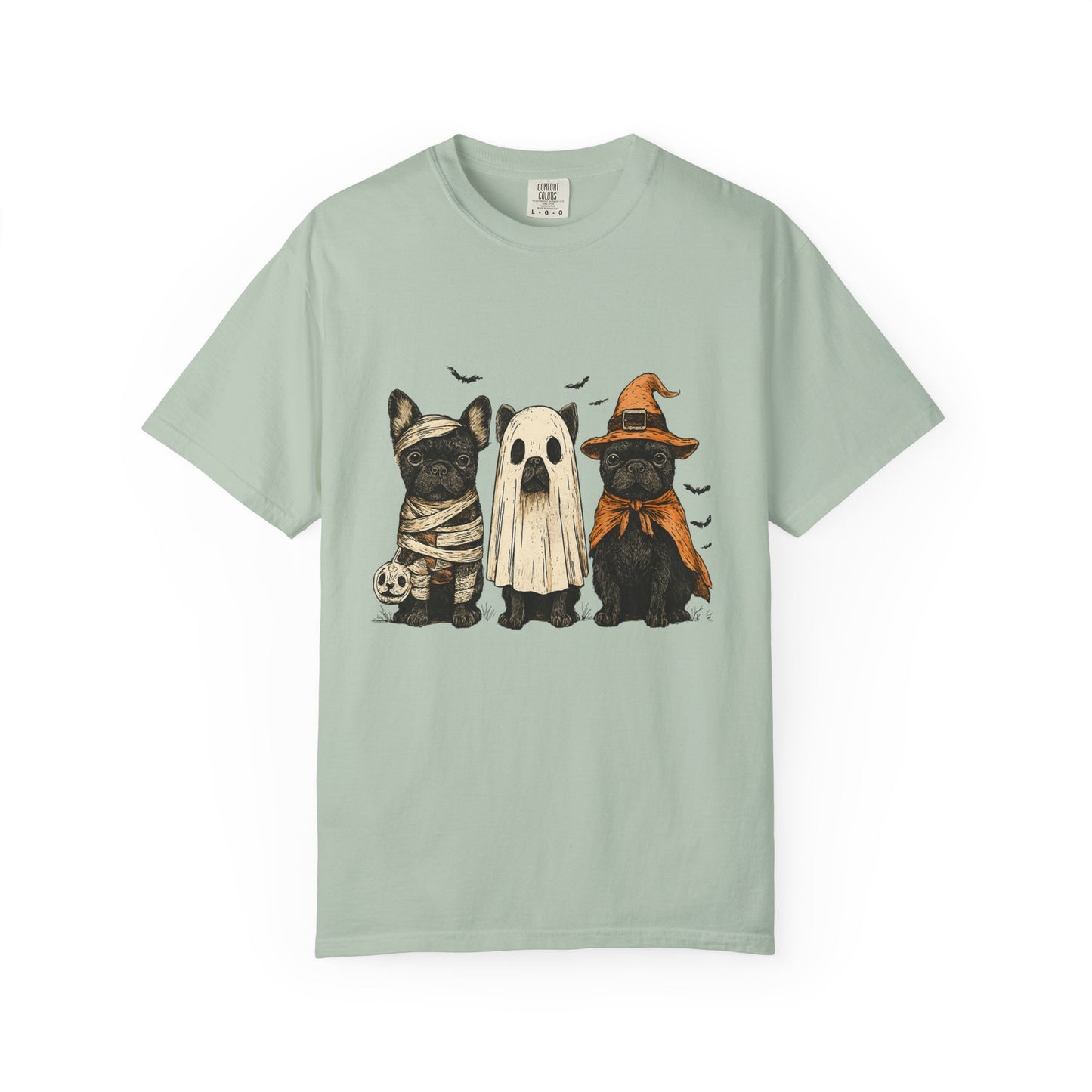 French Puppies Halloween T-shirt, Cute Frenchie Halloween, Dog Lover Shirt - PopCultureByDesign36