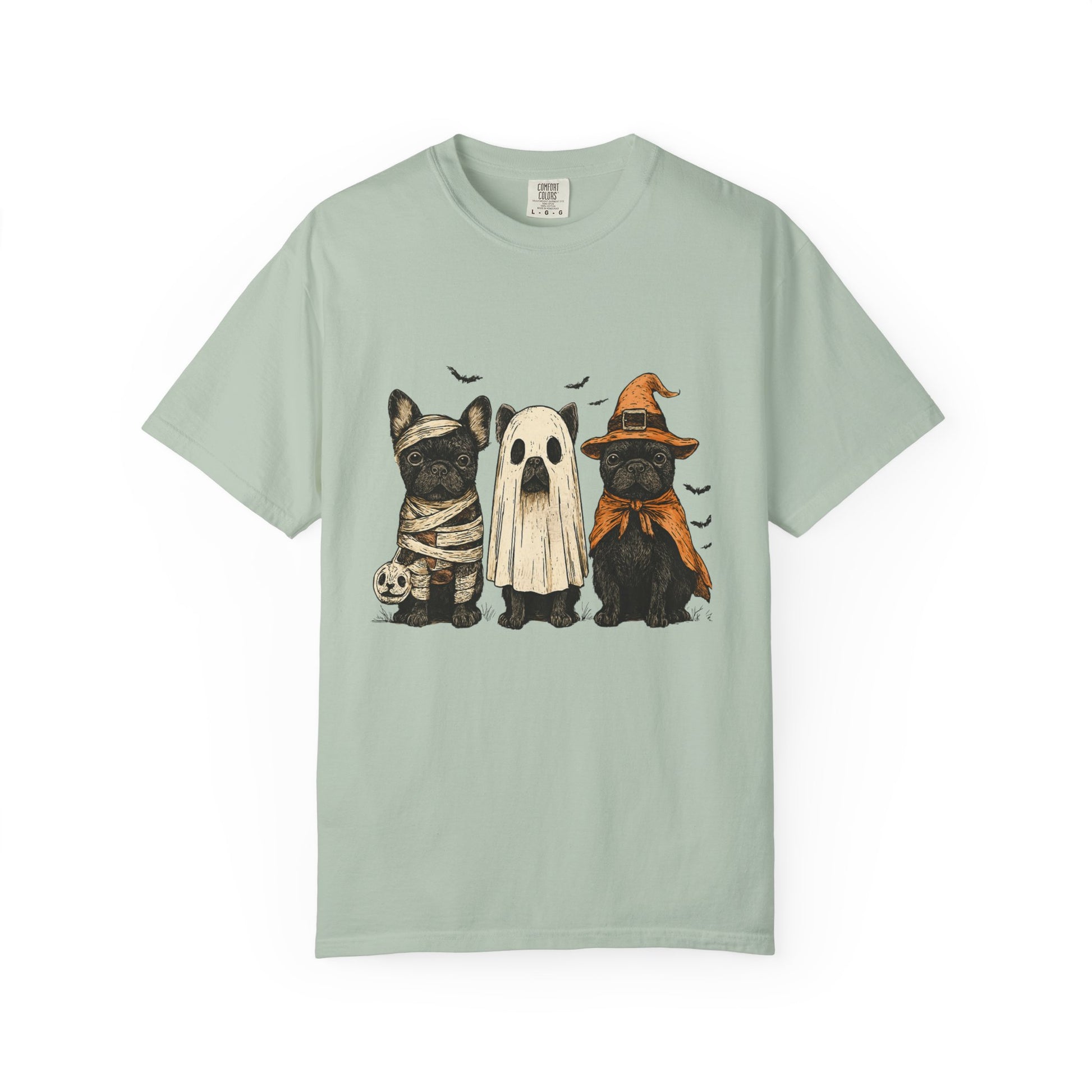 French Puppies Halloween T-shirt, Cute Frenchie Halloween, Dog Lover Shirt - PopCultureByDesign36