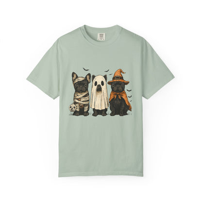 French Puppies Halloween T-shirt, Cute Frenchie Halloween, Dog Lover Shirt - PopCultureByDesign36